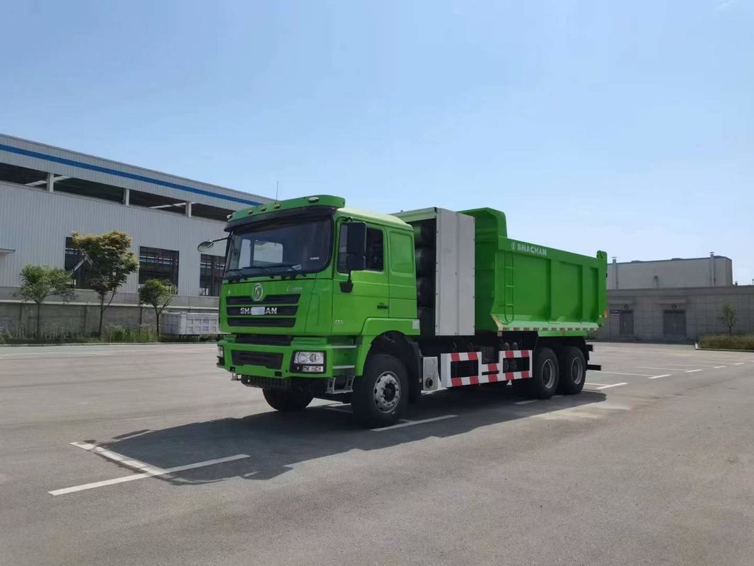 SHACMAN CNG Dump Truck F3000 6x4 375 EuroII Yeşil