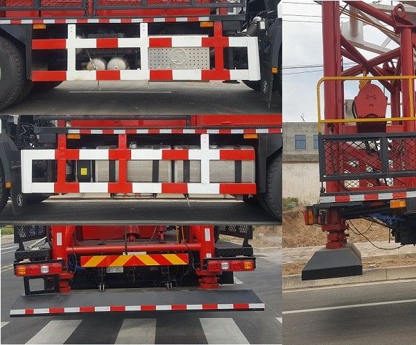SHACMAN H3000 Petrol Buhran Kamyonu 6x4 380HP EuroII Beyaz 50Ton Petrol Rig Hareketli Kamyonlar