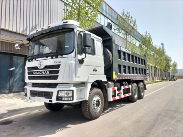 Gri Yeni Ağır Güçlü SHACMAN F3000 Çöp Kamyonu 6x4 420 Euro II 10 Tekerlekli Çökme