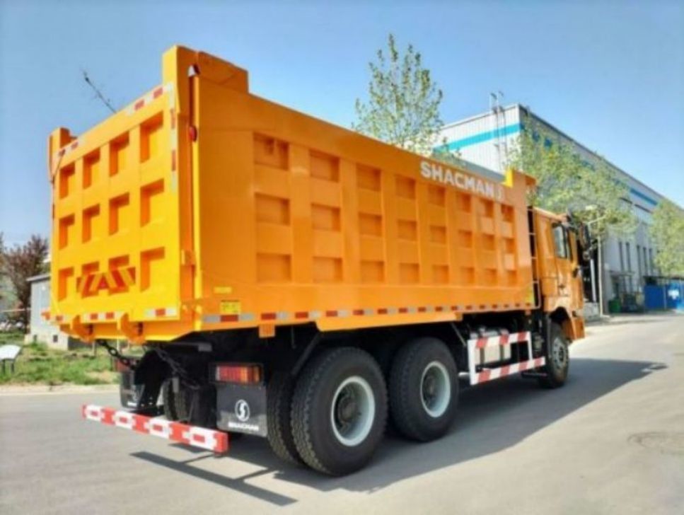 10 Tekerlekli SHACMAN F3000 Tipper Truck 6x4 375 EuroV Sarı 24 ay garanti ile