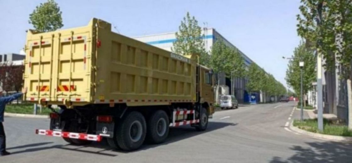 SHACMAN F3000 Çöp Kamyonu 6x4 380 EuroII Altın 30-50 ton Dizel Motoru 8x4 Tipper Çöp Kamyonu