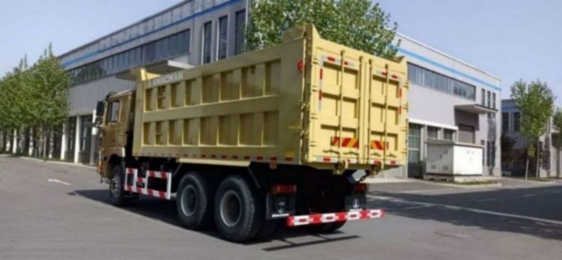 10 lastik Dumper SHACMAN F3000 Tipper Truck 6x4 375 EuroV Gold WEICHAI Dizel Motoru