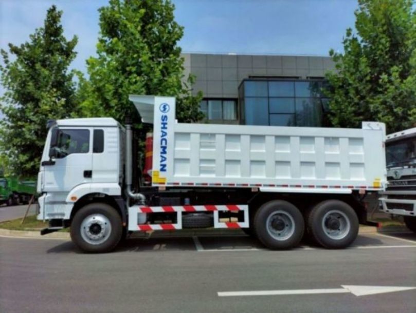 SHACMAN F3000 Çöp Kamyonu 6x4 WEICHAI motor 420hp Euro II 10 lastikli Beyaz Tipper