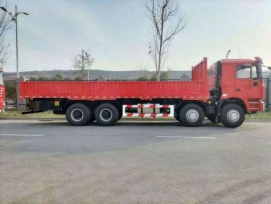 SHACMAN F3000 Kamyon 8x4 430hp Kompozit Taşımacılığı için Kırmızı Kamyon