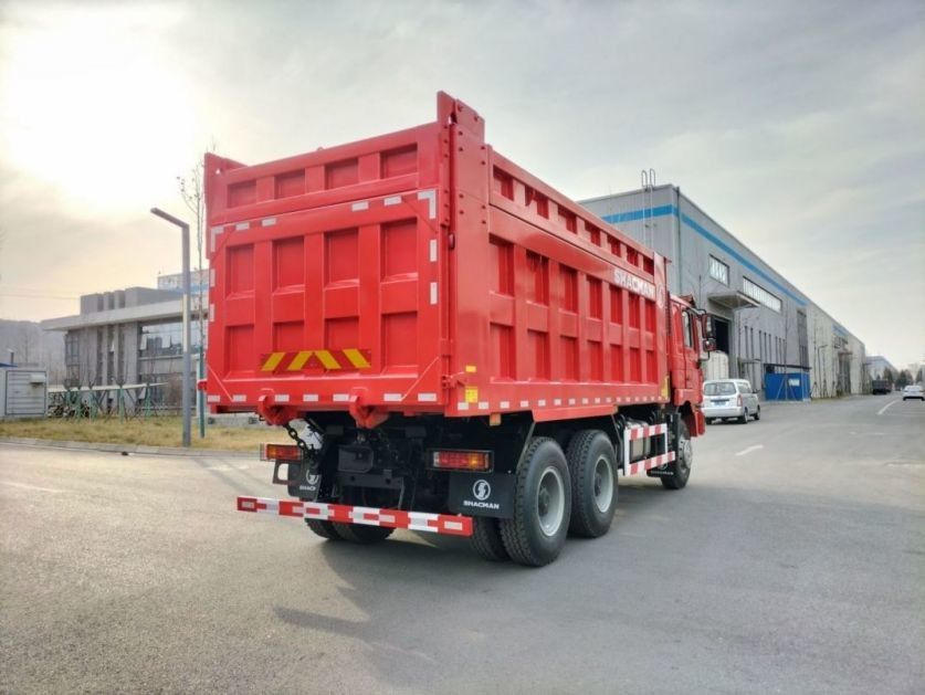 SHACMAN F3000 Tipper Dump Truck 6x4 WP10.380Hp EuroII Kırmızı 10 lastik 5175mm