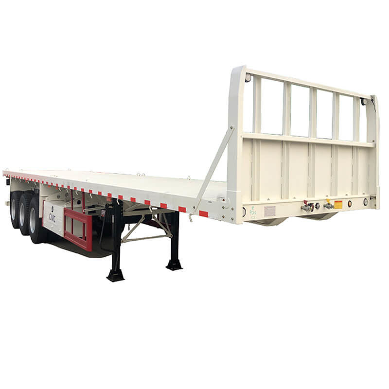 Satılık CMCC 3 Dingil 40 Ton 40ft Uzatılabilir Platform Dorse