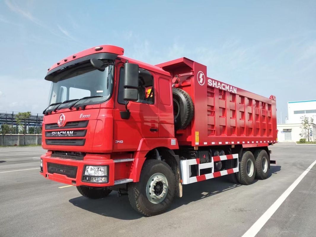 SHACMAN F3000 Dump Truck 6x4 380hp Euro II ağır görevli WEICHAI dizel motoru