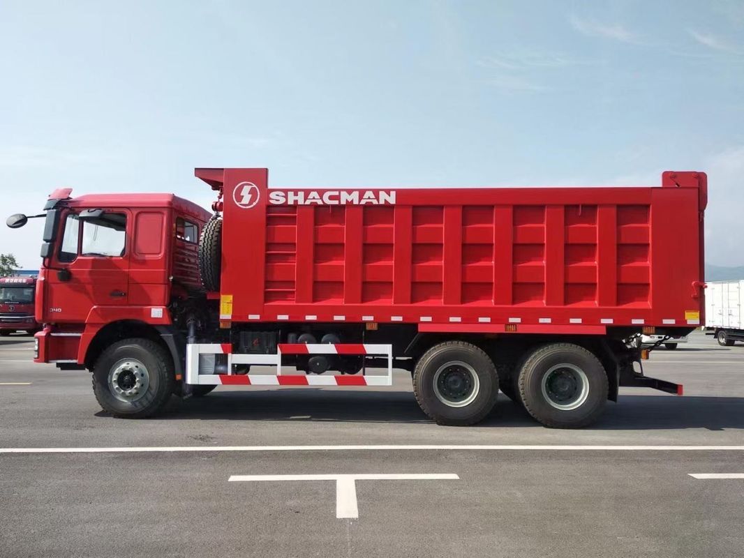 SHACMAN F3000 Dump Truck 6x4 380hp Euro II ağır görevli WEICHAI dizel motoru