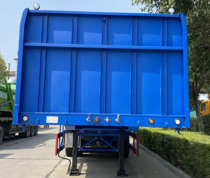 CIMC 4 eksenli düz yataklı 1000 mm yan duvarlı 40 tonluk taşıma römorklu bir yarım römork