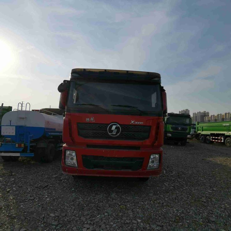 SHACMAN X3000 Kamyon 6x4 340hp Euro II Beyaz 10 Tekerlekli Kamyon