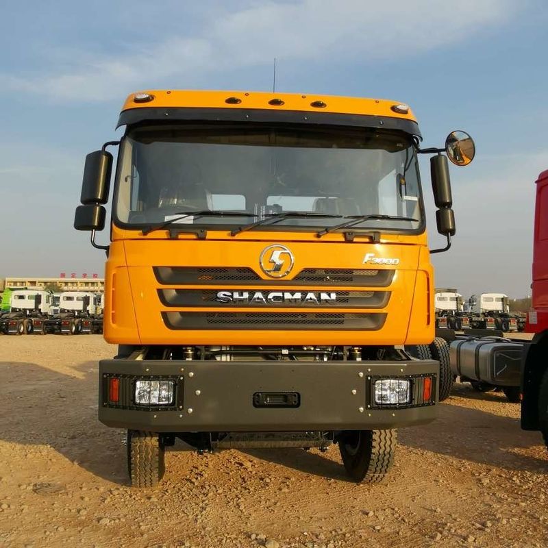 Kırmızı SHACMAN F3000 375HP Euro V 6 tekerlekli traktör başlığı 4x2 WEICHAI Motoru
