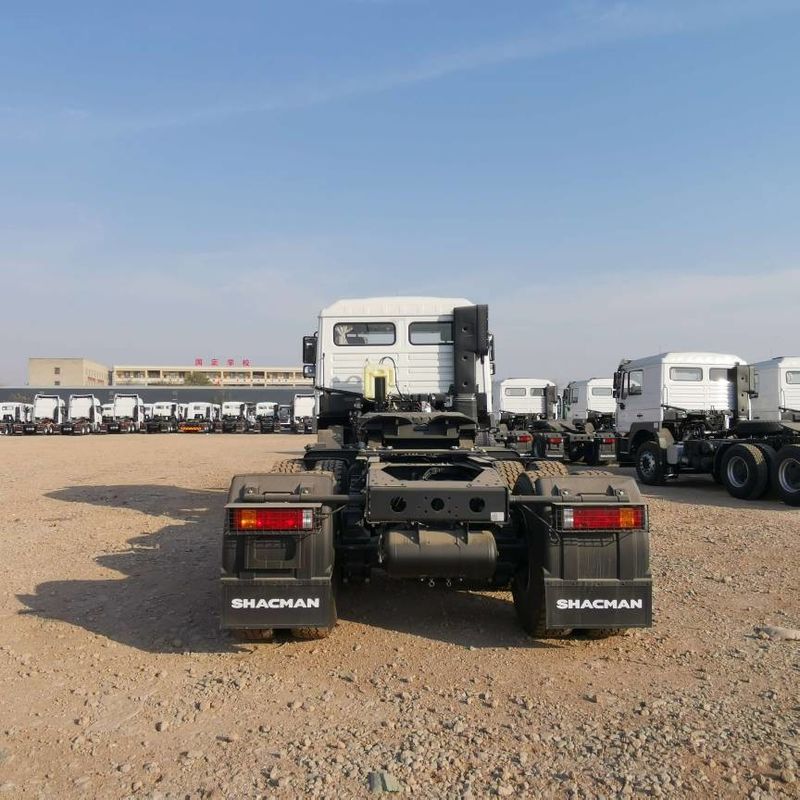 Kırmızı SHACMAN F3000 375HP Euro V 6 tekerlekli traktör başlığı 4x2 WEICHAI Motoru