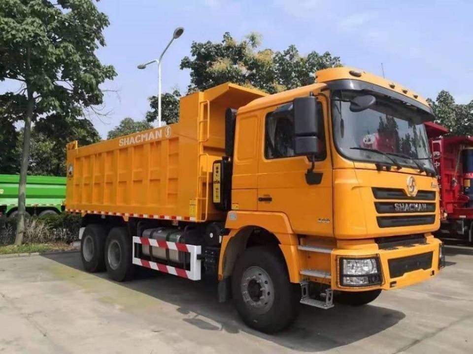 SHACMAN F3000 380HP 6x4 Traktör EuroII 10 Tekerlekli Çöp Kamyonu WEICHAI Motoru
