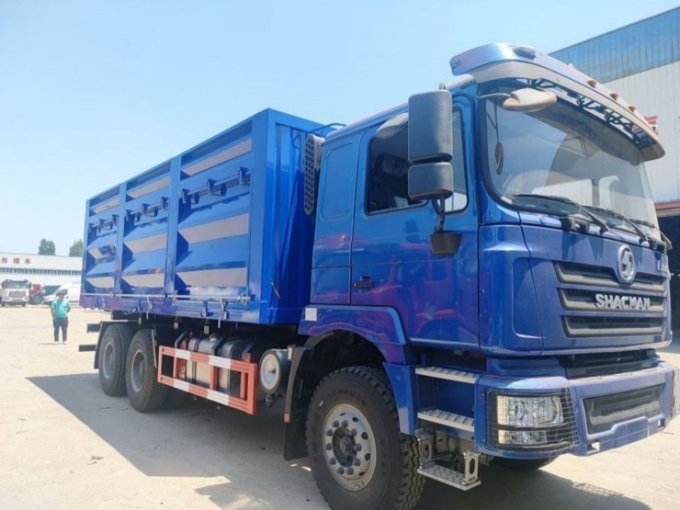 SHACMAN F3000 380HP 6x4 Traktör EuroII 10 Tekerlekli Çöp Kamyonu WEICHAI Motoru