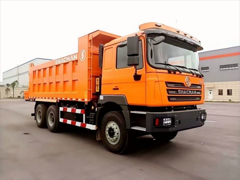 SHACMAN F3000 380HP 6x4 Traktör EuroII 10 Tekerlekli Çöp Kamyonu WEICHAI Motoru