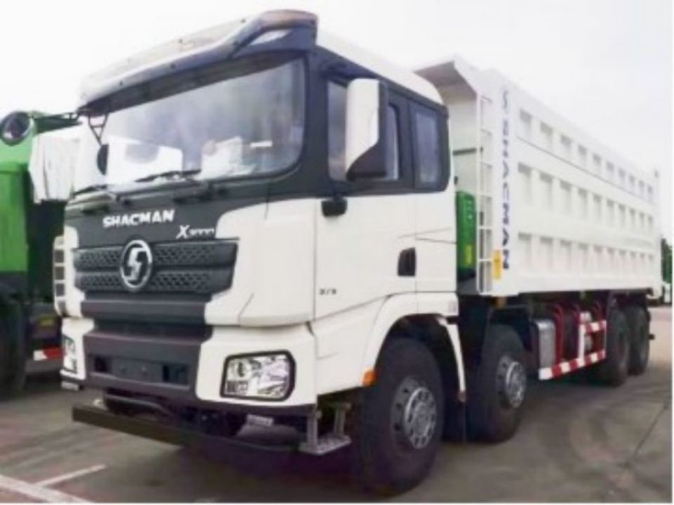 SHACMAN 8x4 440HP EuroV Ağır Çöp Kamyonu Beyaz 20 - 30 Ton Çöp Kamyonu