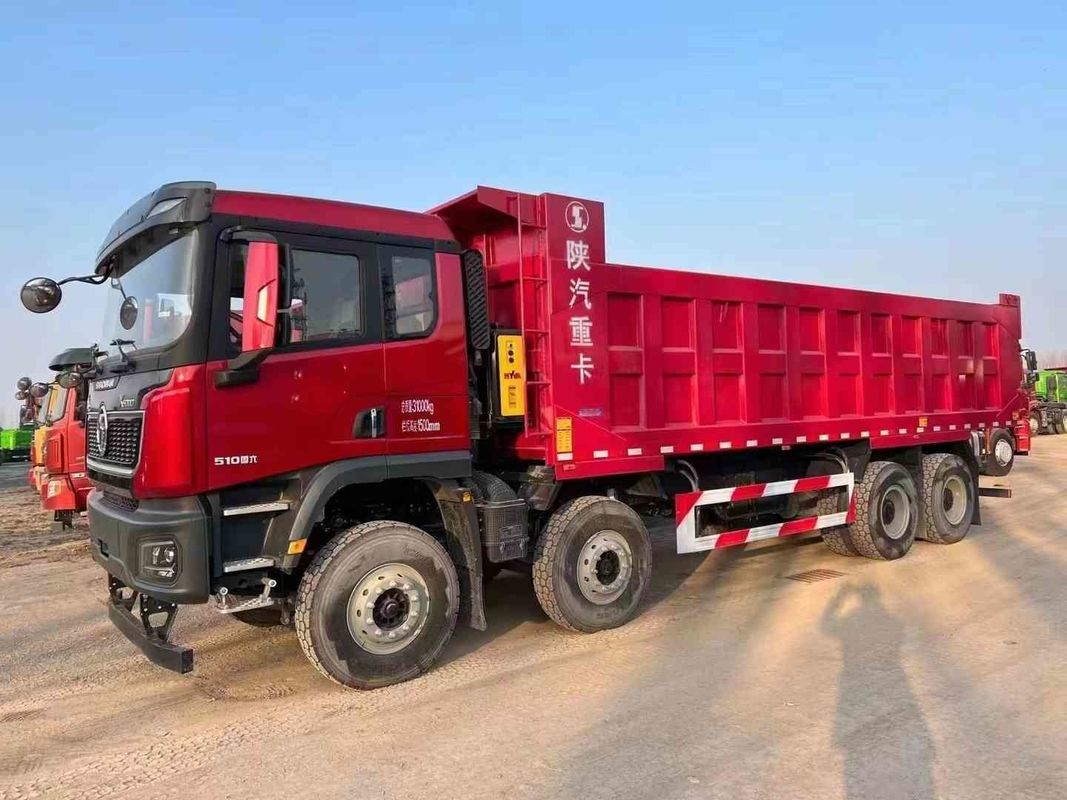 SHACMAN 8x4 440HP EuroV Ağır Çöp Kamyonu Beyaz 20 - 30 Ton Çöp Kamyonu