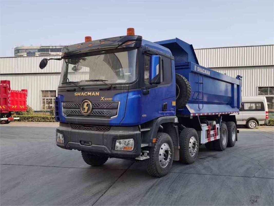 SHACMAN 8x4 440HP EuroV Ağır Çöp Kamyonu Beyaz 20 - 30 Ton Çöp Kamyonu