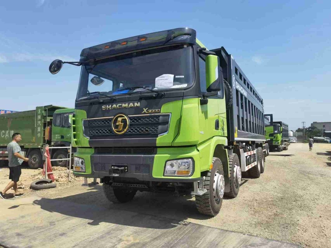 SHACMAN 8x4 440HP EuroV Ağır Çöp Kamyonu Beyaz 20 - 30 Ton Çöp Kamyonu
