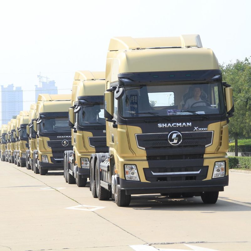 SHACMAN X3000 6X4 4x2 Algeriya için 10 Tekerlekli Traktör Kamyon 420HP Satılık