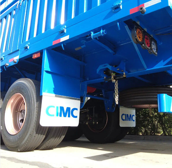 CIMC 3 Eksel 4 Eksel Çit Kargo Yarım Rel 60 80 Ton Konteyner Dönüşlü Kilitli