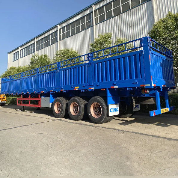 CIMC 3 Eksel 4 Eksel Çit Kargo Yarım Rel 60 80 Ton Konteyner Dönüşlü Kilitli