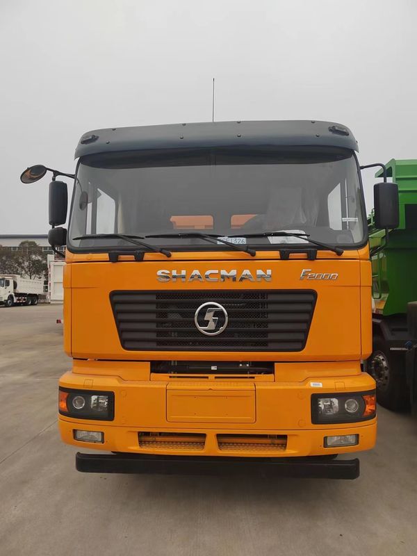 10 Tekerlekli Çekici Kamyon F2000 Sol El Sürüş 6x4 Çöp Kamyonu SHACMAN Dizel Motoru WP10.290E32