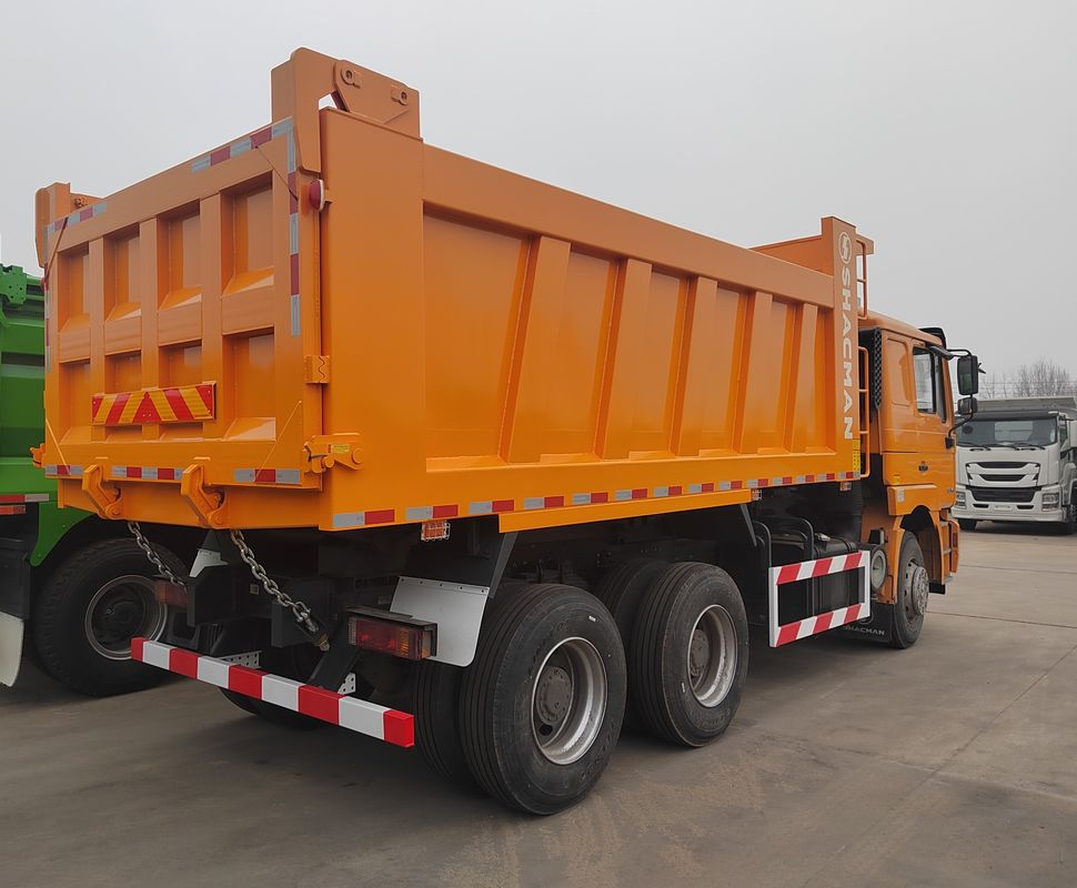 10 Tekerlekli Çekici Kamyon F2000 Sol El Sürüş 6x4 Çöp Kamyonu SHACMAN Dizel Motoru WP10.290E32