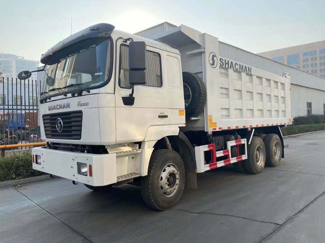 10 Tekerlekli Çekici Kamyon F2000 Sol El Sürüş 6x4 Çöp Kamyonu SHACMAN Dizel Motoru WP10.290E32