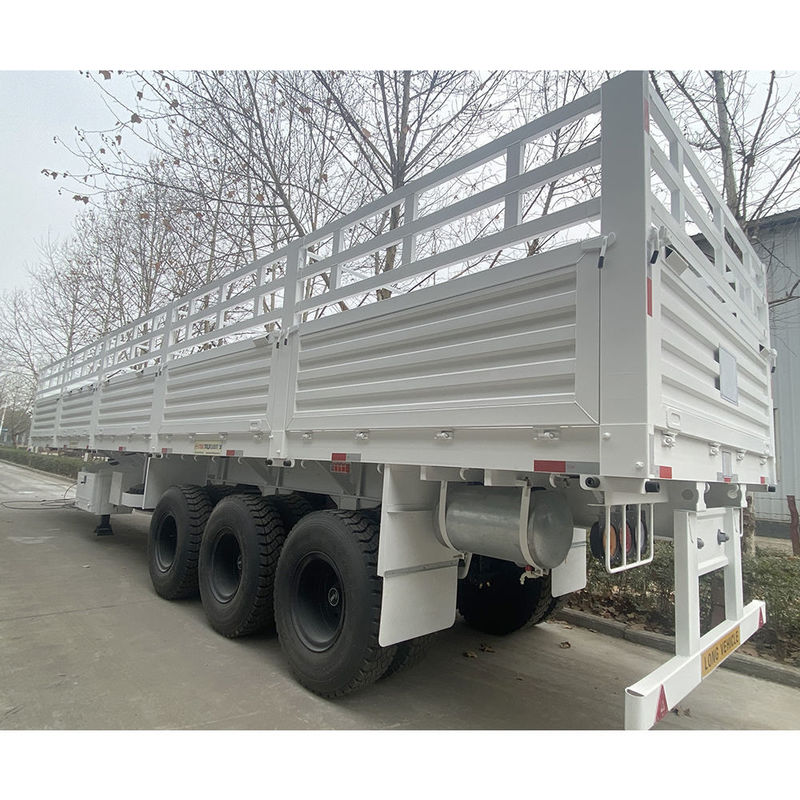 CIMC 3 / 4 Eksel Çit Yarım Rel 60 70 Ton Çitli Kargo Kamyon SHACMAN