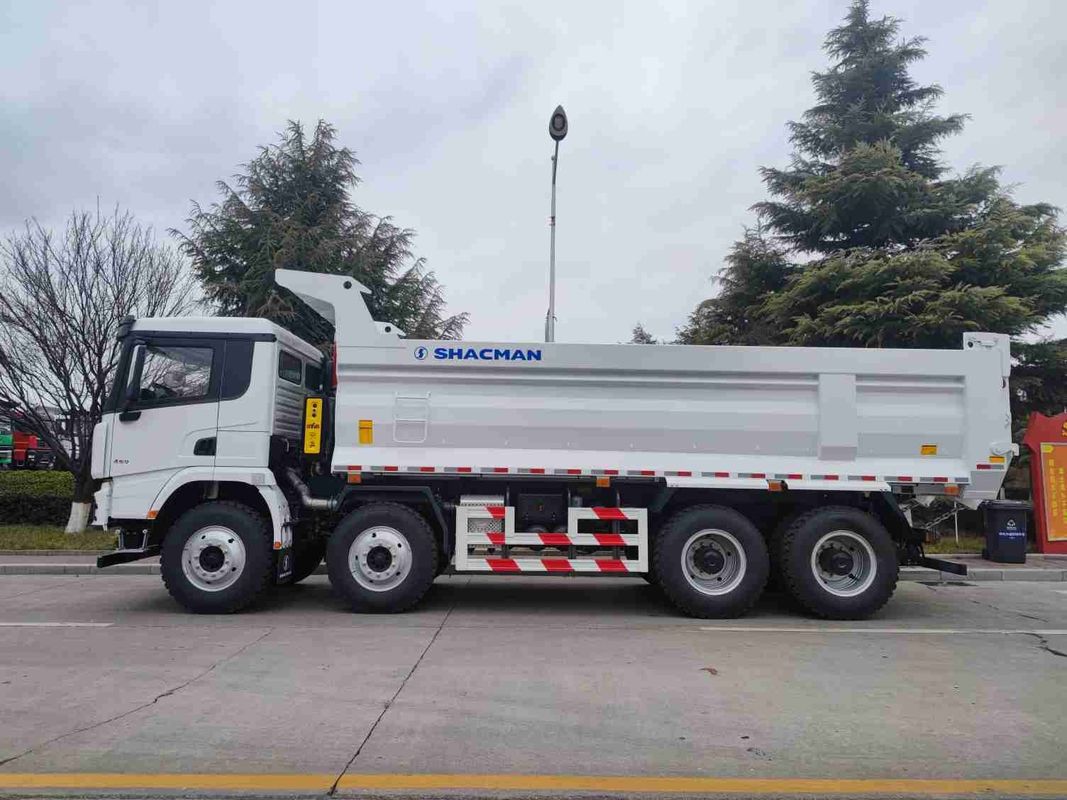 450 HP Fabrika Doğrudan Satış Shacman X3000 8 * 4 Tipper Kamyon Yeni 12 Tekerlekli Çöp Kamyonu