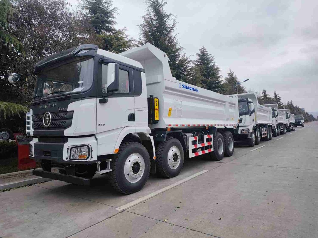 450 HP Fabrika Doğrudan Satış Shacman X3000 8 * 4 Tipper Kamyon Yeni 12 Tekerlekli Çöp Kamyonu