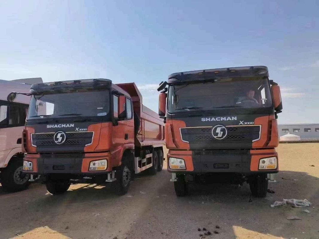 Cummins Dizel Motoru SHACMAN Ağır Çöp Kamyonu 25 Ton Uygulanabilir Yük X3000 6x4 420 EuroIII