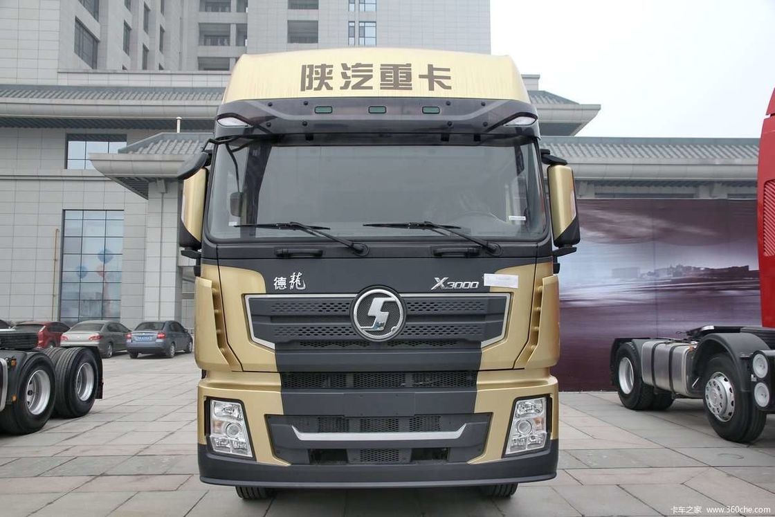 LNG 480HP SHACMAN X3000 6x4 Traktör Kamyon EuroV Beyaz Kamyon Traktör Kafası