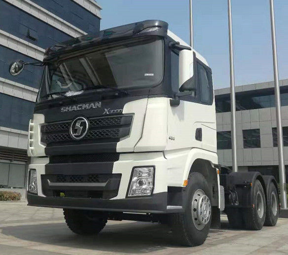SHACMAN Traktör Kamyon 10 Tekerlekli X3000 6x4 Sol Sürücü Çift Uykucu Cezayir için traktör başı