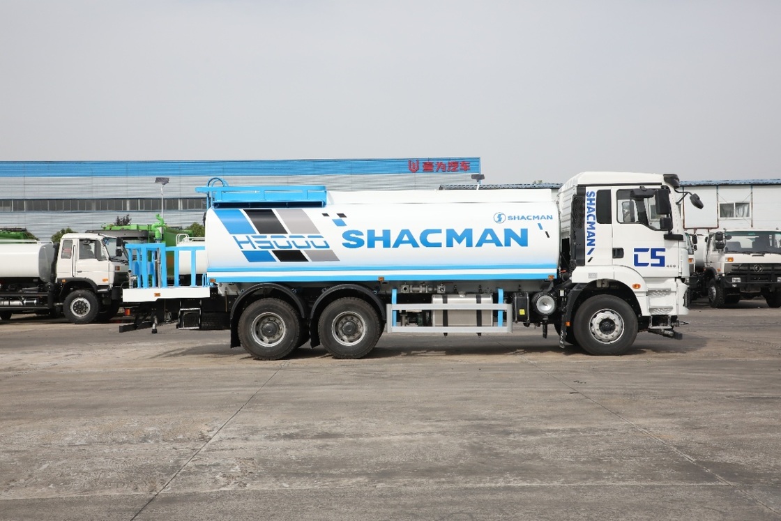 SHACMAN H3000 4X2 Su Tankeri, 336HP Motor, 10m³ Tank ve Sol Direksiyonlu Euro II