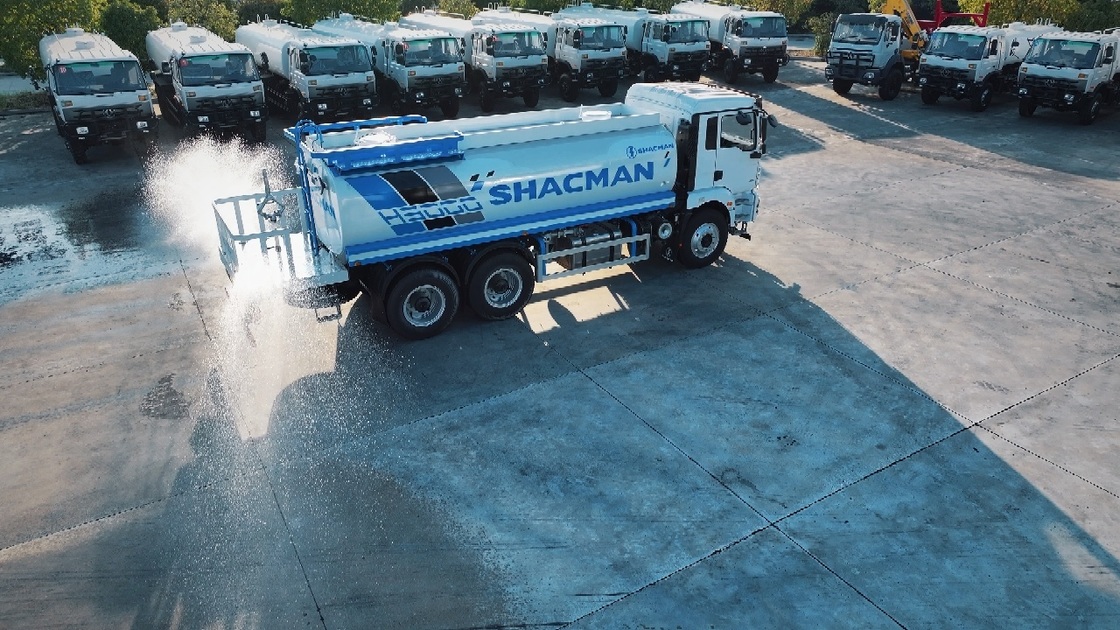 SHACMAN H3000 4X2 Su Tankeri, 336HP Motor, 10m³ Tank ve Sol Direksiyonlu Euro II