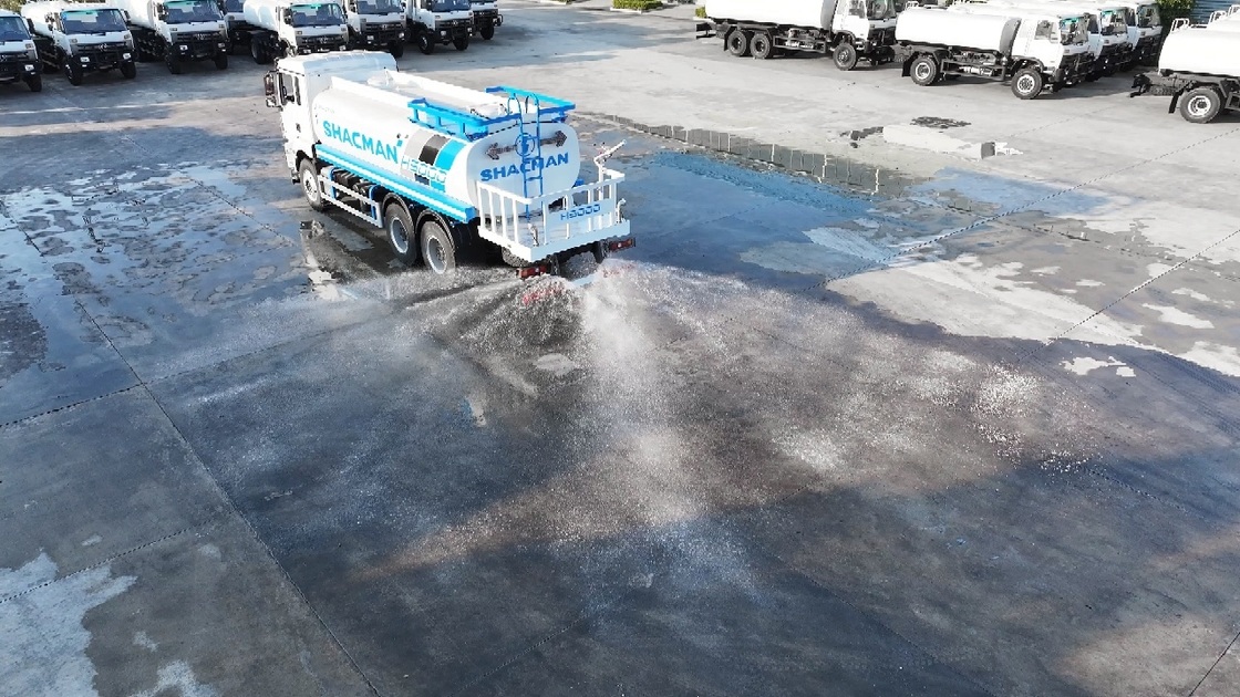 SHACMAN H3000 4X2 Su Tankeri, 336HP Motor, 10m³ Tank ve Sol Direksiyonlu Euro II